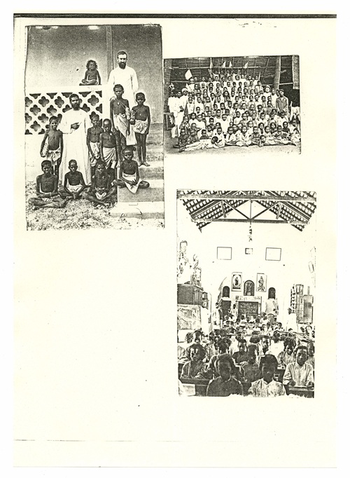 Photocopied page from scrapbook